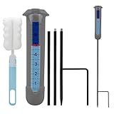 Verbesserter Regenmesser für den Außenbereich, gefrierfester Regenmesser mit...