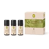 PRIMAVERA Set Aroma Sauna Frische & Energie 3 x 10 ml bio – Atemkraft, Energiequelle,...