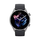 Amazfit Smartwatch GTR 3 46mm mit Gesundheitsüberwachung, SpO2, Zyklusüberwachung, GPS...
