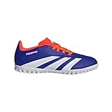 adidas Club Unisex Predator Turf Sneaker, Blau Lucide Weiß Rot Solar, 4.5 US Big Kid