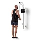 Klarfit Hangman Latzug Kabelzugstation - Kabelzug Fitness-Station, Wandinstallation, bis...