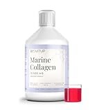 Biovitup Marine Collagen 12500 mg – Flüssiges Meereskollagen mit Vitamin C,...