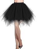 DRESSTELLS Karneval Tüllrock Damen Tütü Karneval 50er Rockabilly Petticoat...