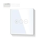 LIAONFOY Normaler Touch Dimmschalter Unterputz Berühren Lichtschalter Glas...