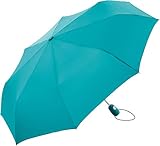 FARE Mini-Taschenschirm (Petrol) - 18 Farben Premium-Regenschirm...