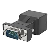 MZRAN VGA-Verlängerung auf RJ45-Adapter über Ethernet für Multimedia, Video,...