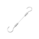 Generisch 2mm Drahtseil Edelstahl, Drahtseil Einstellbar Stahlseil, 50cm-300cm Edelstahl...