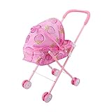 Puppenwagen, Puppenwagen, 21 x 19 x 10 Zoll Rollenspielspielzeug, leichter Puppenwagen mit...