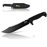 Xforst Rambo Messer CRB - großes Jagdmesser Hochwertiges Outdoor Survival...