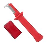 Veemoon Isoliertes Abisoliermesser für Elektriker ABS Anti-Rutsch-Schneide Manuelles...