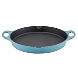 Rachael Ray Nitro Gusseisenpfanne mit seitlichen Griffen, 35,6 cm, Agavenblau