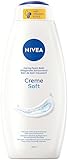 NIVEA Creme Soft Pflegebad, pflegendes Schaumbad mit natürlichem Mandelöl und mildem...