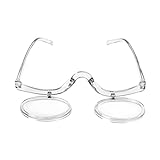 MilyaDE Make-Up Brille Lesebrille Schminkbrille Rotatable Flip Up Drehbare Presbyopie...