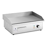 Royal Catering RCPG42-S Elektro Grillplatte 530 x 350 mm glatt 3.000 W Griddleplatte...