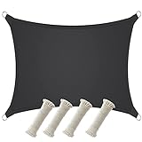 Sonnensegel, wasserdicht, rechteckig, für Garten, Schatten, Sonnenschirm, 5 x 6 m, inkl....