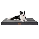 BEDSURE orthopädisches Hundebett Grosse Hunde - 112x81x7.6cm Hundekissen flauschig...