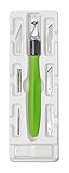 Wedo 7872199 Cutter Hobbymesser Set Comfortline (mit Softgriff inklusive 5...
