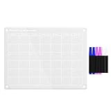 Magnetischer Kühlschrankkalender | Klares magnetisches Whiteboard für Kühlschrank -...