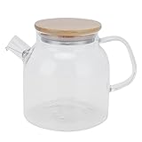 600 ml Glas-Teekanne mit großer Kapazität, Trinkwasserflasche, transparenter...