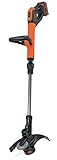 Black+Decker Akku-Rasentrimmer (Powercommand EasyFeed, 18V 4,0Ah, inkl. Akku und...