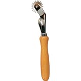 Prym 611276 Kopierrädchen mit Holzgriff und gezahntem Metallrad, Holz, natur,...