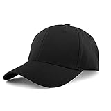 KELOYI Basecap Herren Cap Herren Sommer Basecap Damen Schwarz Kappe Adjustable Baumwolle...