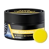 Reifenreiniger und Glanz - Premium 100 g Reifenpolnienpaste für die automatische Wartung,...