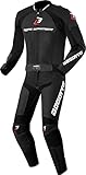 Bogotto Losail 2-Teiler Motorrad Lederkombi, schwarz, 50