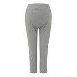 Damen-Leggingshose für Schwangere, nahtlos, butterartig, hohe Taille, Legging,...