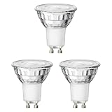 ledscom.de 3 Stück GU10 LED Leuchtmittel, PAR16, weiß (4100 K), 8,2 W, 1179 lm, 33°...
