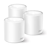 TP-Link Deco X50 Mesh WLAN Set (3 Pack), Wi-Fi 6 AX3000 Dual Band Router & Repeater, 3X...