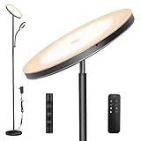 LED Stehlampe Deckenfluter, 3600LM 42W Moderne Standleuchten mit Sehr Hell LED Leselampe,...