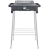 SEVERIN Style Evo Elektrogrill mit Standuntergestell und Ablagerost, Standgrill...