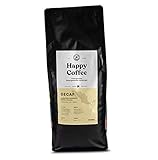 HAPPY COFFEE [DECAF] Entkoffeinierte Bio Filter Kaffeebohnen | Schokoladig,...