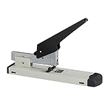 Relaxdays Heftgerät Profi, 100 Blatt Heftleistung, für 24/6 Klammern, bis 70 mm...