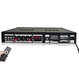 HiFi VerstäRker 5 Kanal Digital Fm USB Stereo Amplifier VollverstäRker 600W Mit...