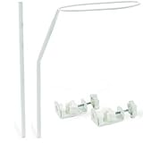 Best for Kids | Baldachinstange | Weiß Baldachinstange für Babybetten mit Schraubklemme...