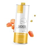 Canobel Basic Lachsöl für Hunde & Katzen 1 Liter I 16% an Omega 3 & 6...
