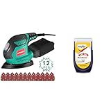 Multischleifer, HYCHIKA Deltaschleifer 200W, mit 12 Schleifblätter & Molto S.O.S easy...