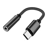 PADCR USB C Kopfhörer Adapter, USB-C zu 3,5mm Klinke Kopfhörer Audio Adapter,...