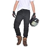 oFzimTo Motorradhose Herren mit Protektoren, Motorrad Jeans Herren, Klassisch...