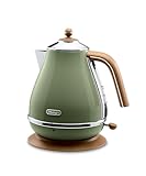 De'Longhi Wasserkocher Icona Vintage KBOV2001.GR - 1,7 l mit Wasserstandsanzeige und 360°...