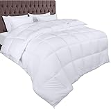 Utopia Bedding Bettdecke 200 x 200 cm, Ganzjahresdecke 370 GSM Füllung, atmungsaktive...
