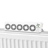 ecoCalm Heizkörper Ventilator Mono Set mit 5 Lüfter, Intelligenter...