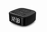 Philips R7705/10 Radiowecker DAB+/UKW Digitalradio (Bluetooth, Doppelter Alarm, Sleep...