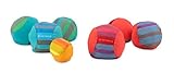 Remember Soft-Boccia Spiel Set - Boule Kugeln mit farbenfrohem Design,...