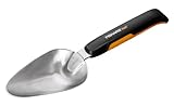 Fiskars Blumenkelle zum Ein- und Umpflanzen, Länge: 37,5 cm, Schwarz/Orange, Rostfreier...