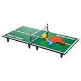 GASLIKE Klappbare Mini Tischtennisplatte, Indoor Tischtennisplatte Klein Ping Pong Tisch,...