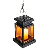 Nexoria Grablaterne Wetterfest Friedhof - Schwarz Metall Grablampe Grableuchte Laterne...