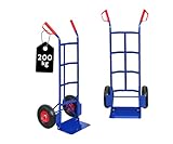 PROREGAL Sackkarre Odin | HxBxT 115x54x44cm | Tragkraft 200kg| PU Bereifung |...